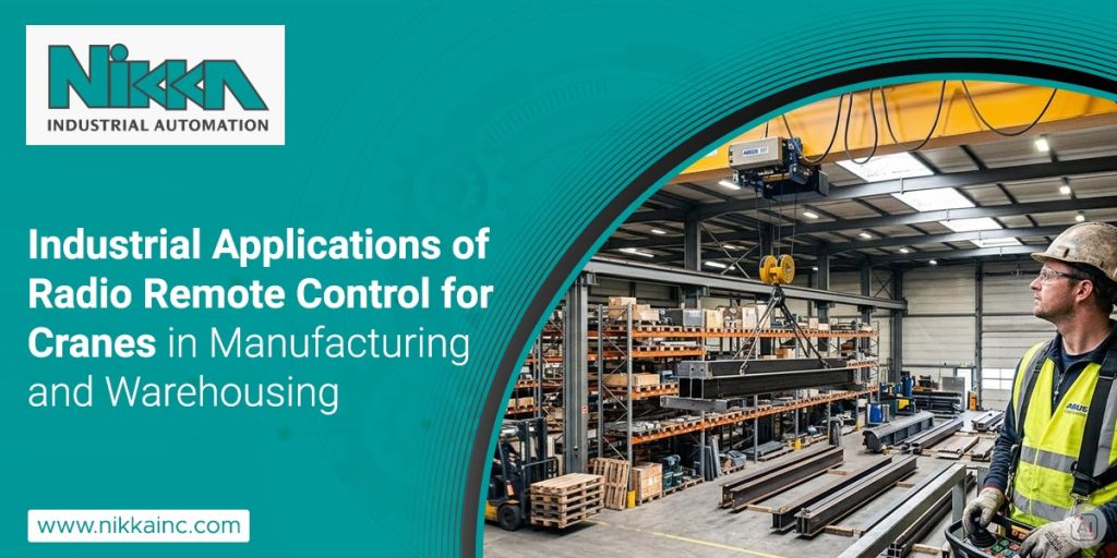 Industrial Applications of Radio Remote Control for Cranes in Manufacturing and Warehousing